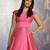 Renisha fashion women's Plain Semi Stitched Bollywood Designer Suit(Pink)