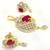 American diamond pendant set