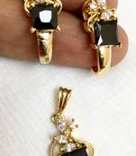 American diamond pendant set