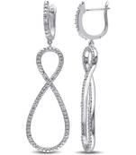 Ag Real Diamond  Nandini Earring