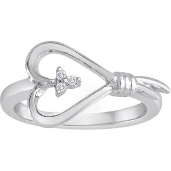 Silver Diamond Rings 1