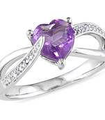 Silver Diamond Rings