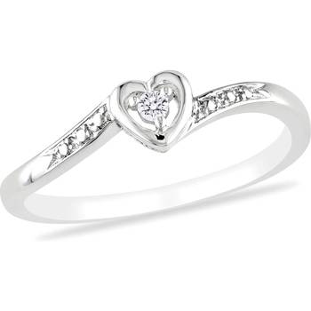 Silver Diamond Rings 1
