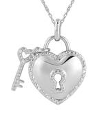 Silver Diamond Pendants