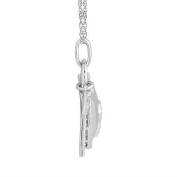 Silver Diamond Pendants 2