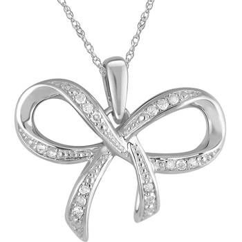 Silver Diamond Pendants 1