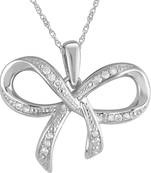 Silver Diamond Pendants