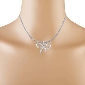 Silver Diamond Pendants 3