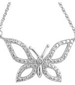 Silver Diamond Pendants