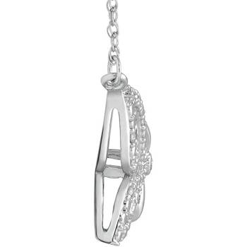 Silver Diamond Pendants 2