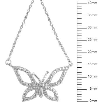 Silver Diamond Pendants 3