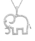 Silver Diamond Pendants