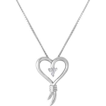 Silver Diamond Pendants 1