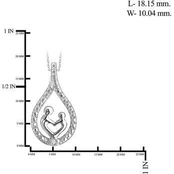 Silver Diamond Pendants 2