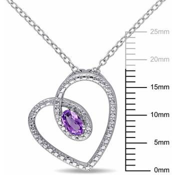 Silver Diamond Pendants 2