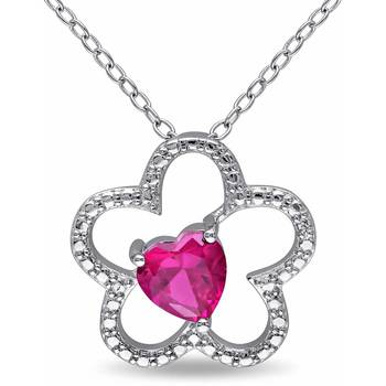 Silver Diamond Pendants 1