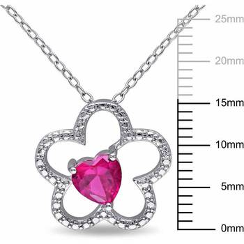 Silver Diamond Pendants 2