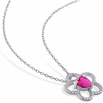 Silver Diamond Pendants 3