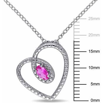 Silver Diamond Pendants 2