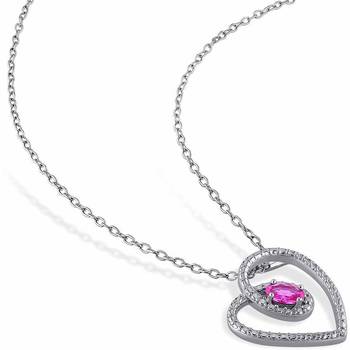 Silver Diamond Pendants 3