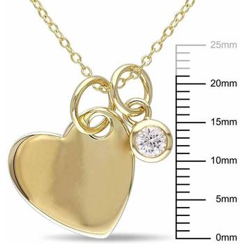 Silver Diamond Pendants 2