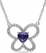 Silver Diamond Pendants