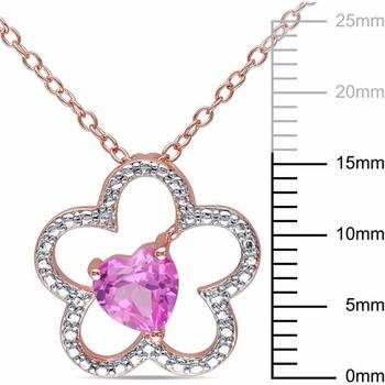 Silver Diamond Pendants 2