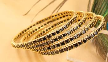Awesome Designer Black Party Wear Bangles 1