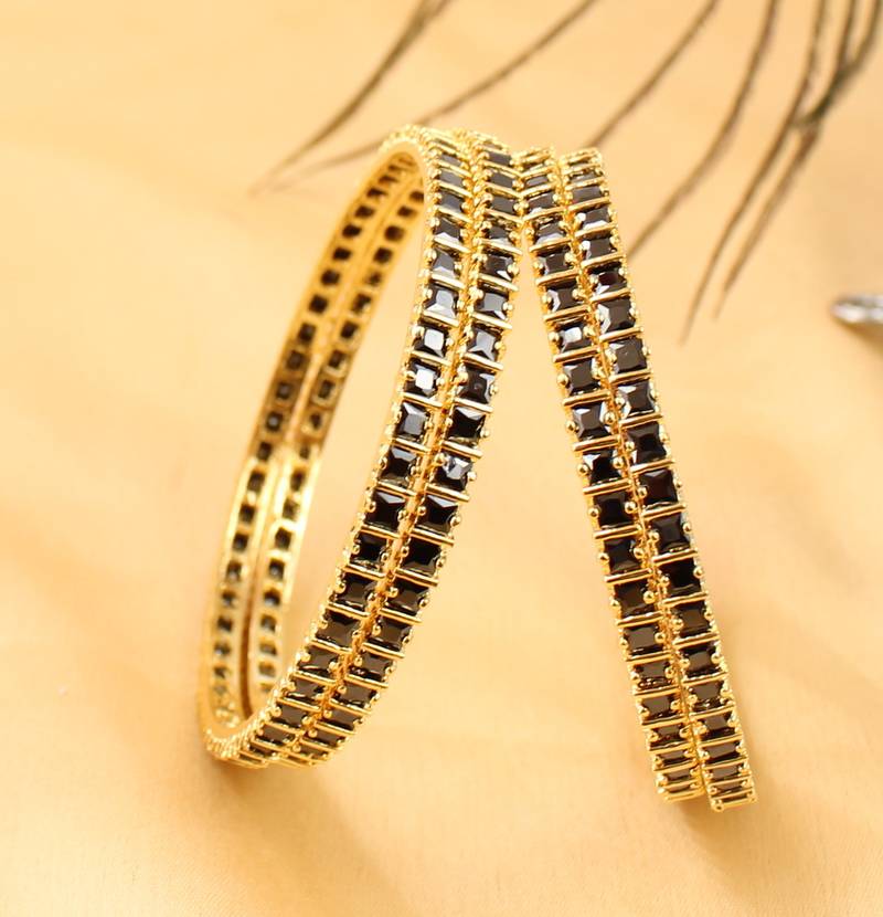 Awesome Designer Black Party Wear Bangles