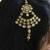 Gold american diamonds maang-tikka