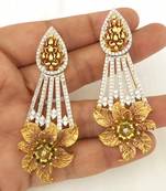 Gorgeous copper finish earrings