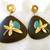 Wooden earrings