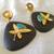 Wooden earrings