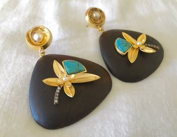 Wooden earrings 2