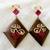 Wooden earrings