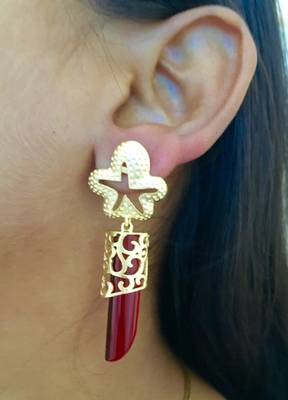 Lovely red danglers 2