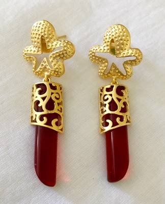 Lovely red danglers 1