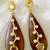 Wooden earrings