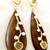 Wooden earrings