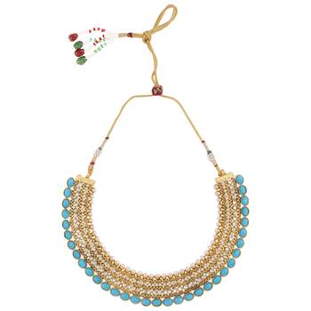 Blue polki necklace-sets 3