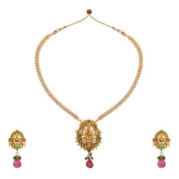 Multicolor polki necklace-sets 1