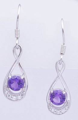 Silver Stone Hoops 1