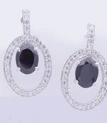 Black Onyx Sterling Silver Earrings