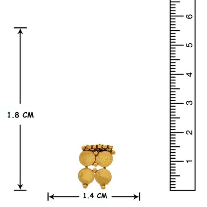 Jfl - traditional one gram gold plated coin necklace sets