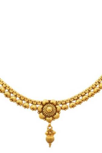 Jfl - traditional one gram gold plated necklace sets