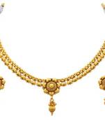 Jfl - traditional one gram gold plated necklace sets