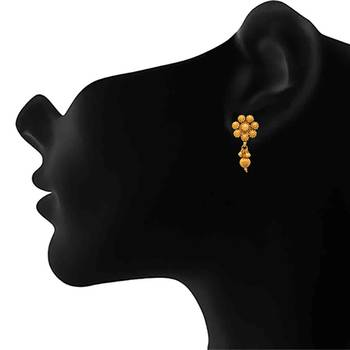 JFL - Traditional Ethnic One Gram Gold Plated Delicate Designer Necklace Set  3