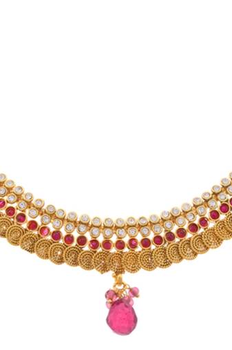 gold plated necklace sets