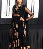 Deepika padukone Black Anarkali Suit