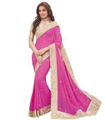 Mira Enterprise Pink Saree